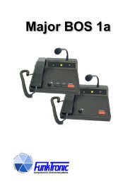 Rearview of Major BOS 1a - Funktronic