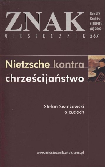 Nr 567, sierpieÅ 2002 - Znak