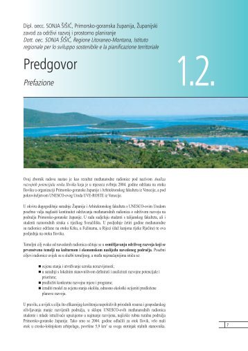 Predgovor - zavod pgz - Primorsko-goranska Å¾upanija