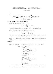 APMA2560 Homework #3 Solutions