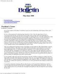 NYIPLA Bulletin - May/June 2000