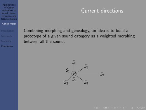 Applications of Gabor multipliers to sound characterization and ...