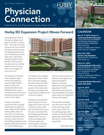 March - Hurley Medical Center Education & Research