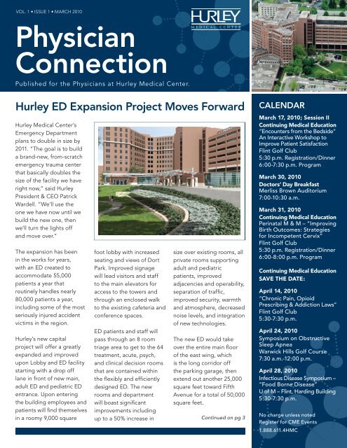 March Hurley Medical Center Education Research