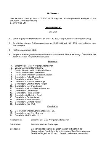 Gemeinderatssitzungsprotokoll vom 25.02.2010 (13 KB) - .PDF