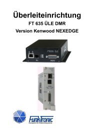 FT635 ÜLE DMR Überleiteinrichtung - Funktronic