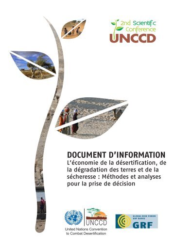 DOCUMENT D'INFORMATION - UNCCD 2nd Scientific Conference