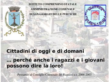 Presentazione di PowerPoint - Comune di San Giorgio delle Pertiche