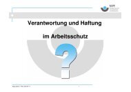 Verantwortung und Haftung im Arbeitsschutz - Die Filmschaffenden