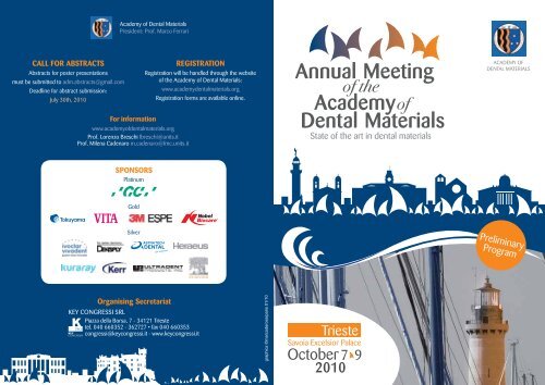 2010 - Academy of Dental Materials