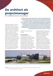 De architect als projectmanager - PMWIKI.nl