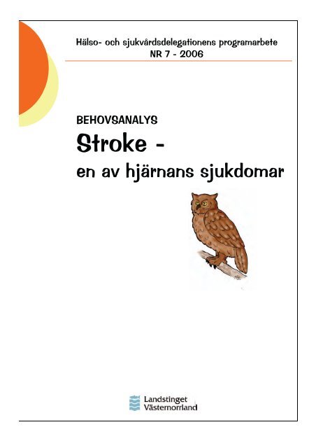 Stroke - - Landstinget VÃ¤sternorrland