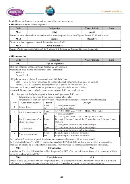 NI Ophely Duo v1.0_25269.indd - Comptoir-chauffage.com