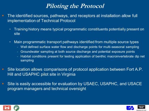 Operational Range Assessment Program (ORAP) Phase II ... - E2S2