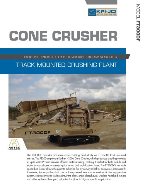cone crusher ease-of-use - KPI-JCI