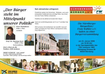 Wohnsituation in Nürnberg Thon/Schnepfenreuth - Freie Wähler ...