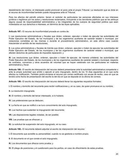 1 codigo de procedimientos administrativos del estado de mexico ...