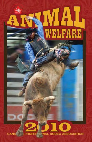CPRA Animal Welfare - Canadian Professional Rodeo Association