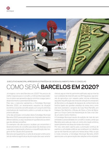 Revista cidadania_N1.indd - Município de Barcelos