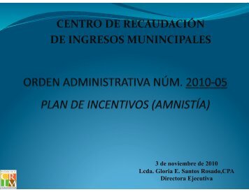 BorrÃ³n y Cuenta Nueva: Aprovecha la AmnistÃ­a del CRIM