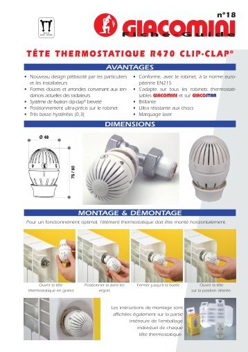 Fiche technique R470 - Cyber radiateur