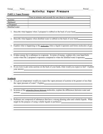 Printables Phase Diagram Worksheet vapor pressure curves worksheet answers intrepidpath task state change with file phase diagram worksheet