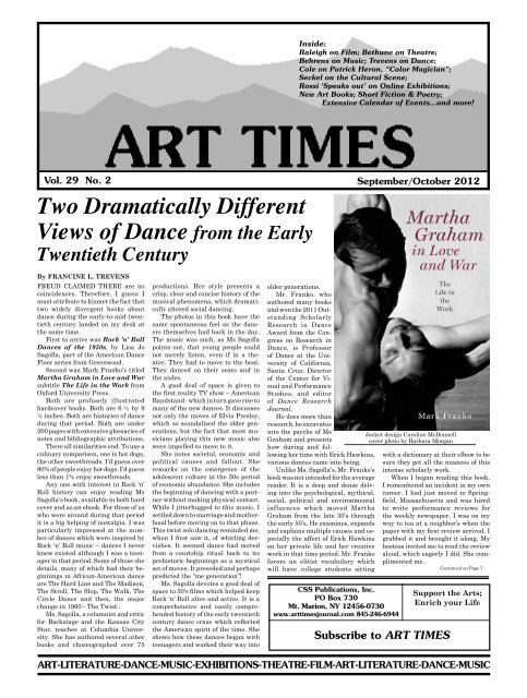 September/ October 2012 - Art Times