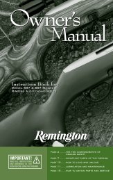 Remington Model 700  60's & 70's Owners Instructions Manual Reproduction 