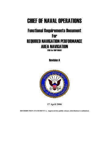 (RNP RNAV), Revision A, dated 04/17/2006 - NAVAIR - U.S. Navy