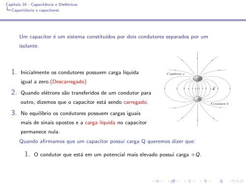 Capítulo 24 - Capacitância e Dielétricos