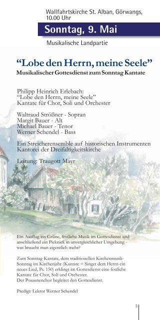 Jahresprogramm 2004 - Kirchenmusik an der Dreifaltigkeitskirche ...