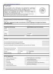 Fragebogen datiert