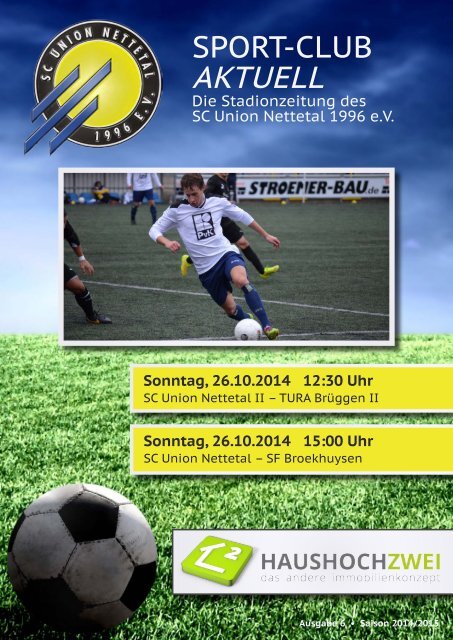 SPORT-CLUB AKTUELL - No. 6 (26.10.2014)