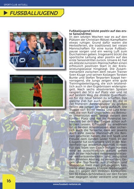 SPORT-CLUB AKTUELL - No. 6 (26.10.2014)