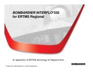 BOMBARDIER INTERFLO*550 for ERTMS Regional