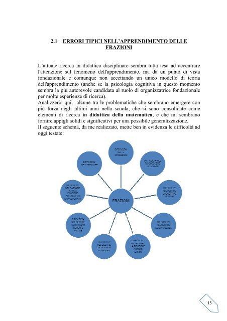 L'insegnamento/apprendimento dei numeri razionali nella scuola