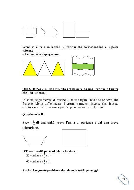 L'insegnamento/apprendimento dei numeri razionali nella scuola