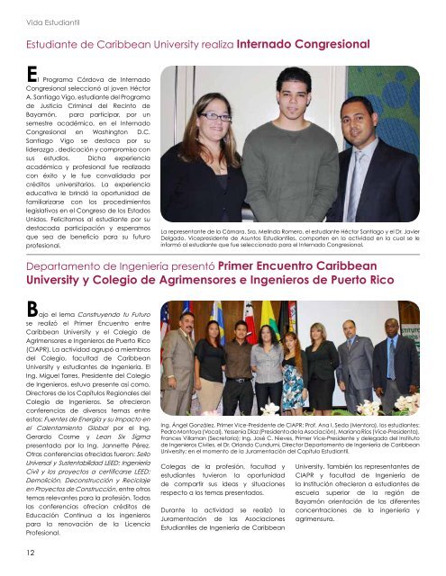 residencia esde la D P - Caribbean University