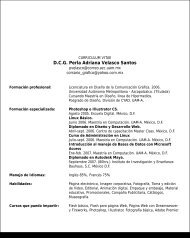 Curriculum Vitae - MaestrÃ­a en Ciencias de la ComputaciÃ³n - UAM