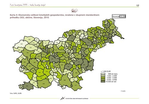 Popis kmetijstva 2010 - vsaka kmetija Å¡teje! - StatistiÄni urad ...