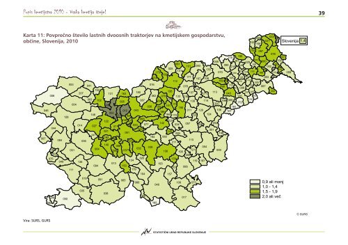 Popis kmetijstva 2010 - vsaka kmetija Å¡teje! - StatistiÄni urad ...