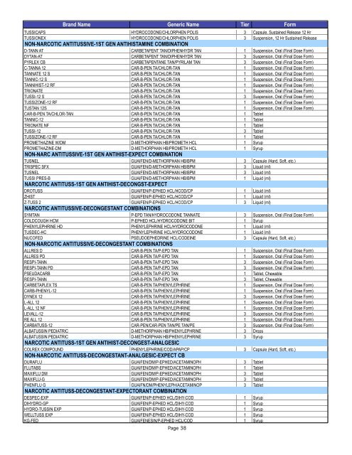 Trustmark/Starmark Formulary Drug List April 2008 - Resource ...