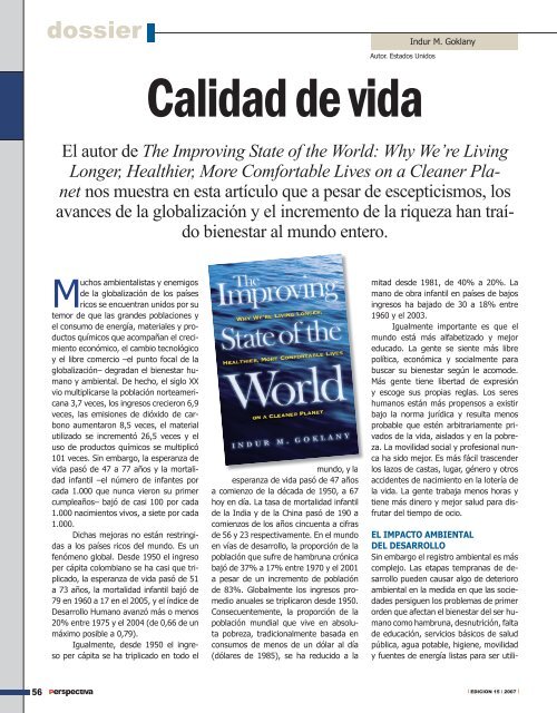 Calidad de vida - Revista Perspectiva