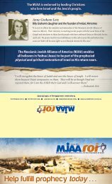 ROI Brochure - Messianic Jewish Alliance of America