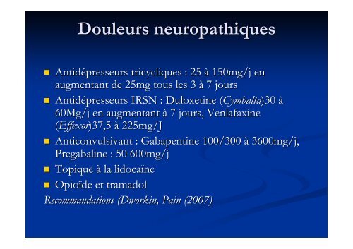 Les antidÃ©presseurs en rhumatologie