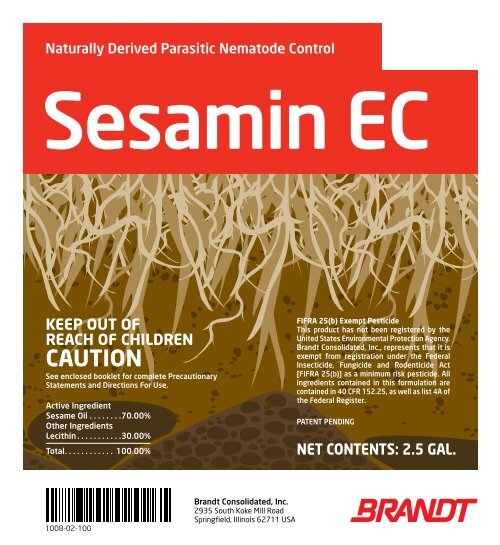 Sesamin EC - Brandt