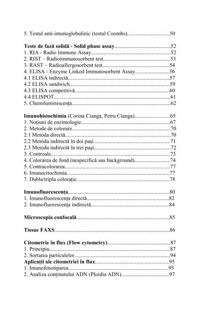 Tehnici utilizate in imunologie - PIM Copy