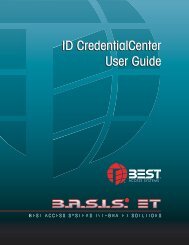 ID CredentialCenter User Guide - Best Access Systems