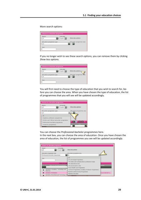 User guide - Optagelse.dk