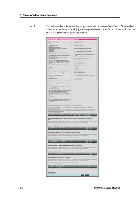 User guide - Optagelse.dk